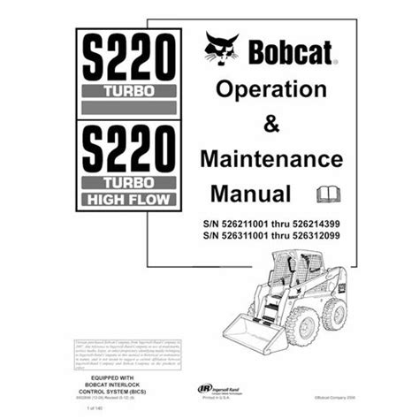 2005 bobcat s220 skid-steer loader|bobcat s220 manual.